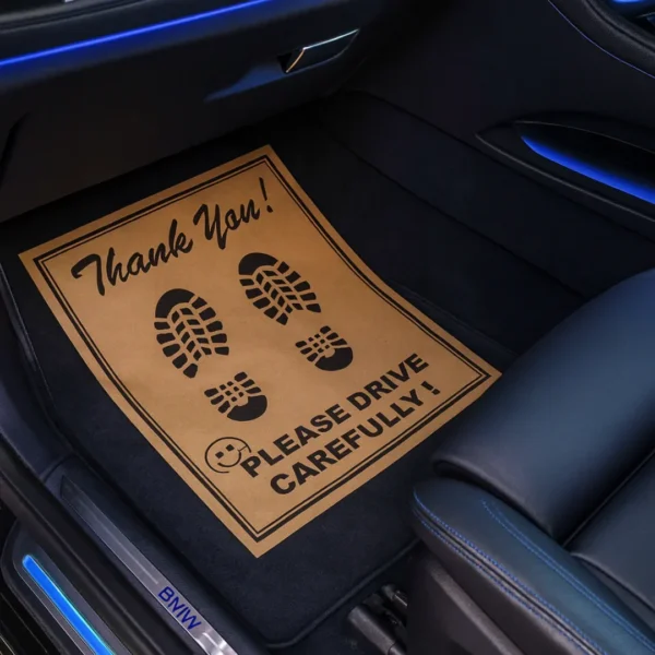 Paper Car Floor Mat 1000 Pieces