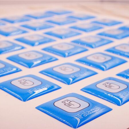 Custom Printed Domed Stickers