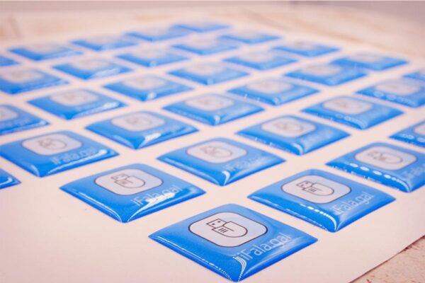 Custom Printed Domed Stickers