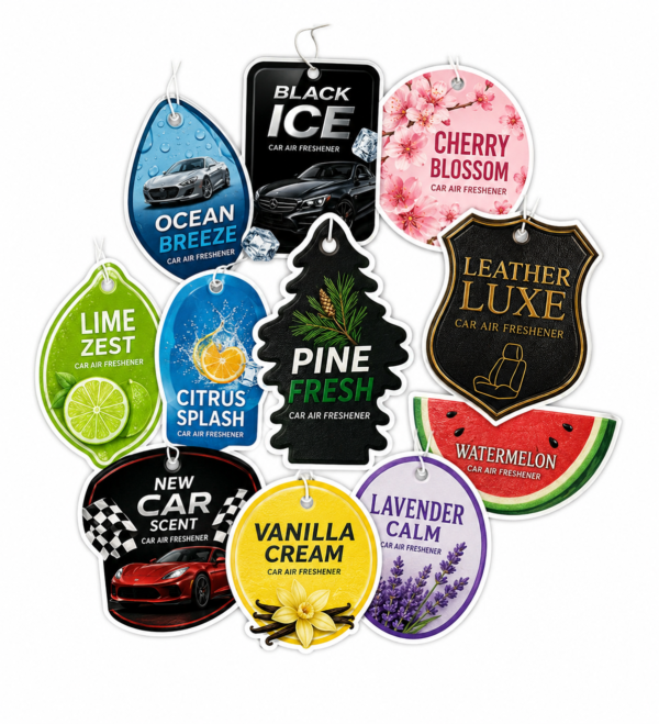 Custom Printed Car Air Fresheners 1000 Pieces