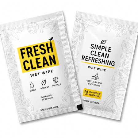 Custom Printed Wet Wipes 2500 Pieces