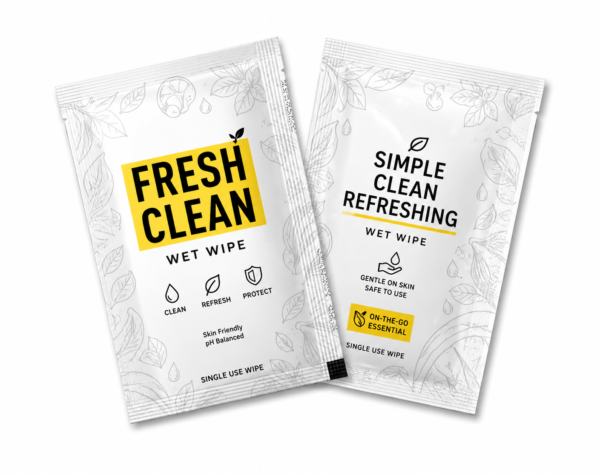 Custom Printed Wet Wipes 2500 Pieces